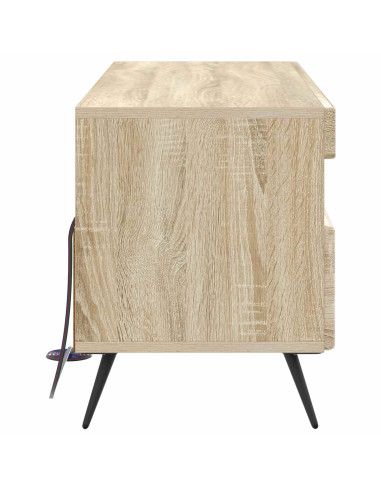 Mobile TV LED Rovere Sonoma Legno ingegnerizzato