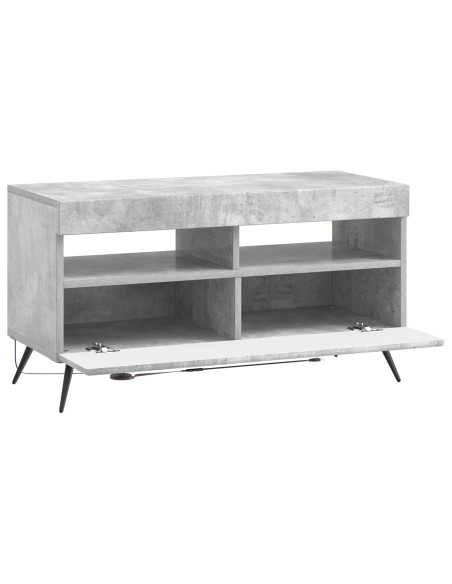 Mobile TV LED Grigio Cemento Legno ingegnerizzato