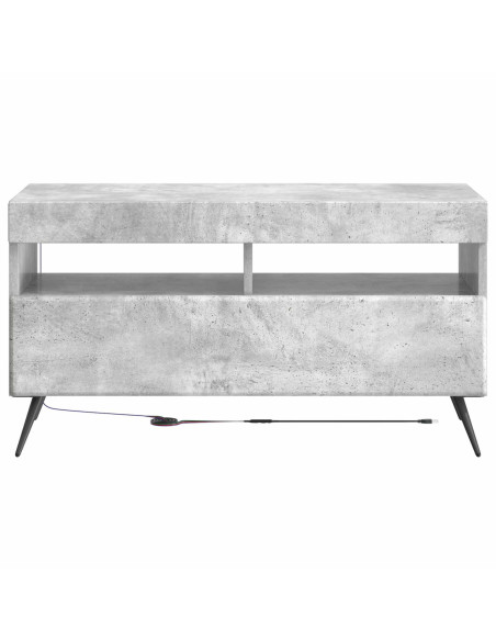 Mobile TV LED Grigio Cemento Legno ingegnerizzato
