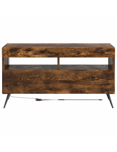 Mobile TV LED Rovere Fumo Legno ingegnerizzato