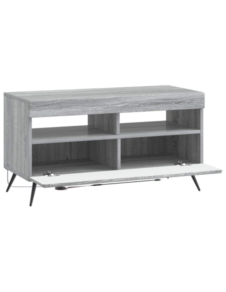 Mobile TV LED Sonoma grigio Legno ingegnerizzato