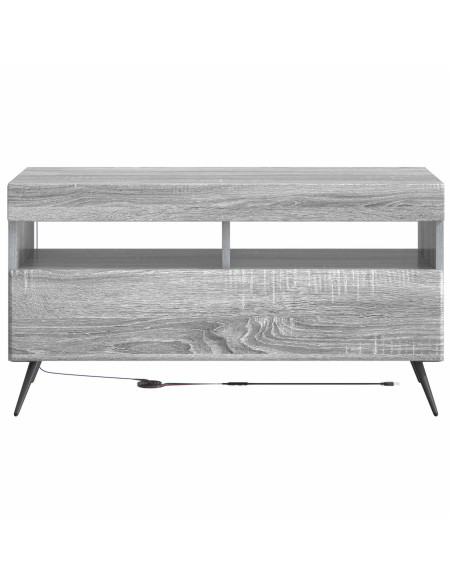Mobile TV LED Sonoma grigio Legno ingegnerizzato