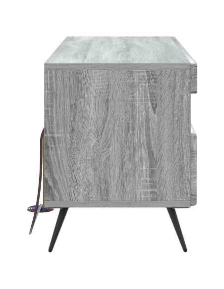 Mobile TV LED Sonoma grigio Legno ingegnerizzato
