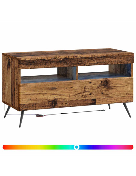 Mobile TV LED Legno antico Legno ingegnerizzato