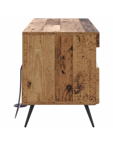 Mobile TV LED Legno antico Legno ingegnerizzato