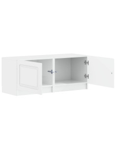 Mobile TV Bianco Lucido Legno ingegnerizzato 2