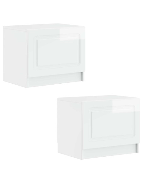 Mobile TV Bianco Lucido Legno ingegnerizzato