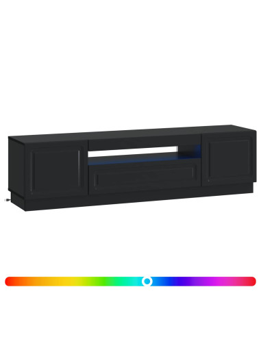 Mobile TV LED Nero Legno ingegnerizzato