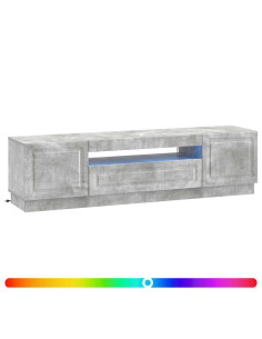Mobile TV LED Grigio Cemento Legno ingegnerizzato 2