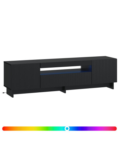 Mobile TV LED Nero Legno ingegnerizzato