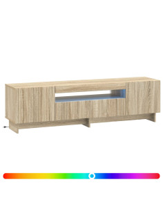 Mobile TV LED Rovere Sonoma Legno ingegnerizzato 2