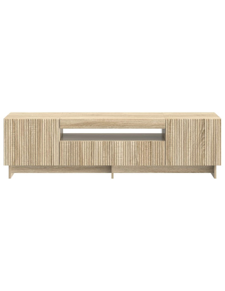 Mobile TV LED Rovere Sonoma Legno ingegnerizzato