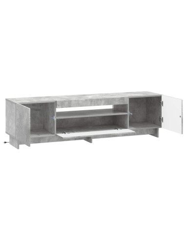 Mobile TV LED Grigio Cemento Legno ingegnerizzato
