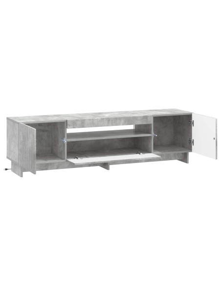 Mobile TV LED Grigio Cemento Legno ingegnerizzato