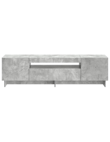 Mobile TV LED Grigio Cemento Legno ingegnerizzato