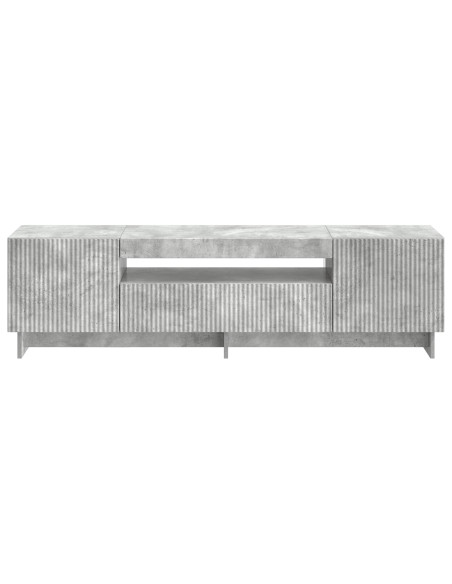 Mobile TV LED Grigio Cemento Legno ingegnerizzato