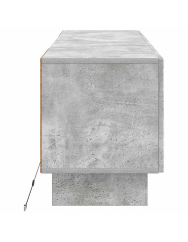 Mobile TV LED Grigio Cemento Legno ingegnerizzato