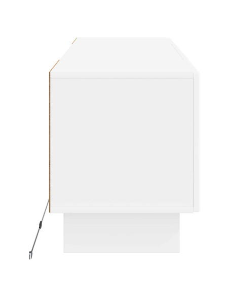 Mobile TV LED Bianco Lucido Legno ingegnerizzato