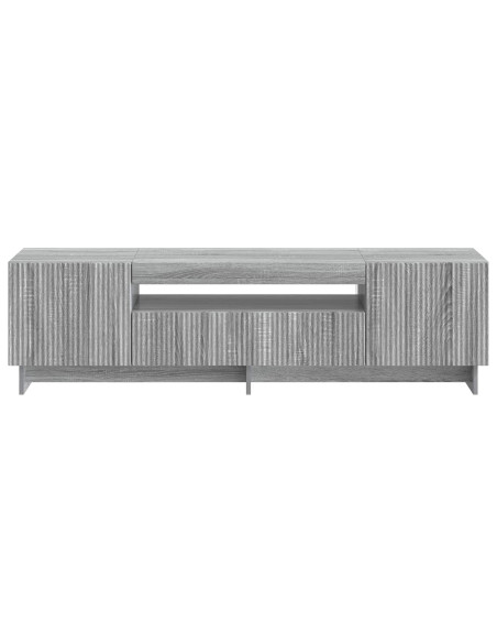 Mobile TV LED Sonoma grigio Legno ingegnerizzato