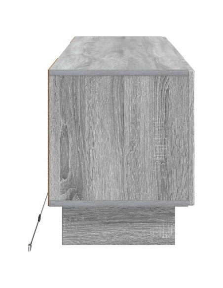 Mobile TV LED Sonoma grigio Legno ingegnerizzato