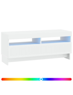 Mobile TV LED Bianco Legno ingegnerizzato 2