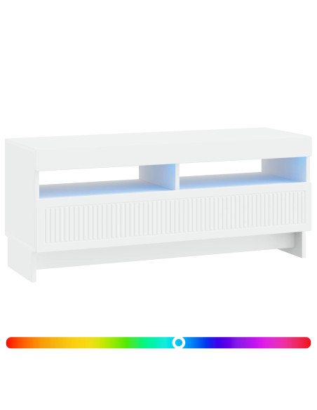 Mobile TV LED Bianco Legno ingegnerizzato