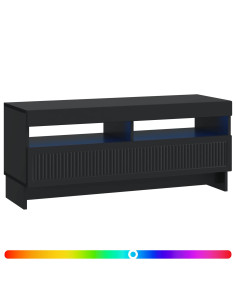 Mobile TV LED Nero Legno ingegnerizzato 2