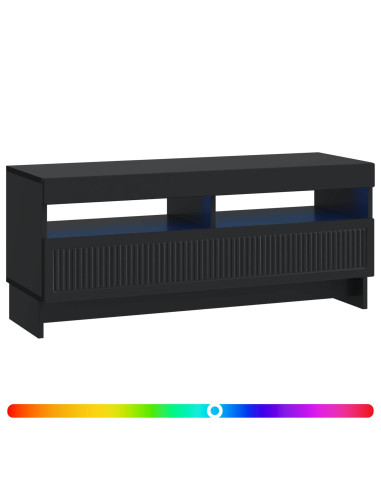 Mobile TV LED Nero Legno ingegnerizzato