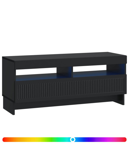Mobile TV LED Nero Legno ingegnerizzato