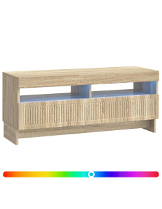 Mobile TV LED Rovere Sonoma Legno ingegnerizzato 2