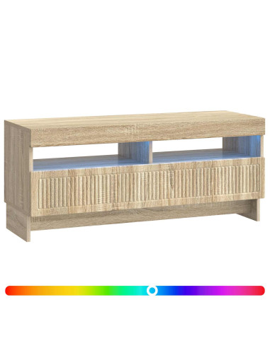Mobile TV LED Rovere Sonoma Legno ingegnerizzato