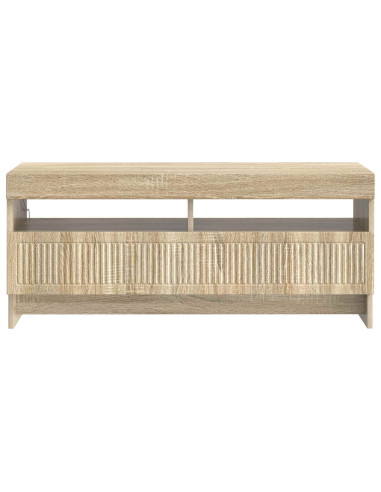 Mobile TV LED Rovere Sonoma Legno ingegnerizzato