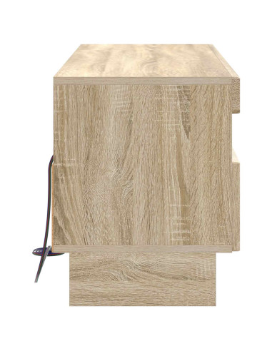 Mobile TV LED Rovere Sonoma Legno ingegnerizzato
