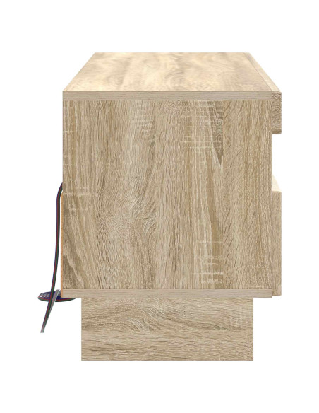 Mobile TV LED Rovere Sonoma Legno ingegnerizzato