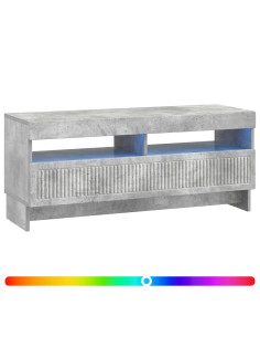 Mobile TV LED Grigio Cemento Legno ingegnerizzato 2