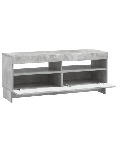 Mobile TV LED Grigio Cemento Legno ingegnerizzato