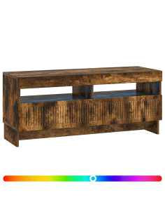 Mobile TV LED Rovere Fumo Legno ingegnerizzato 2
