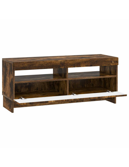 Mobile TV LED Rovere Fumo Legno ingegnerizzato