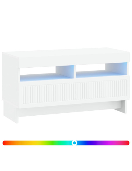 Mobile TV LED Bianco Legno ingegnerizzato