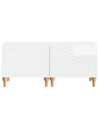 Mobile TV Bianco Lucido Legno ingegnerizzato
