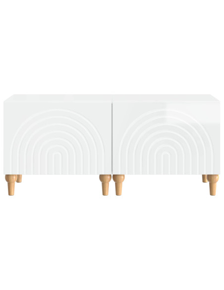 Mobile TV Bianco Lucido Legno ingegnerizzato