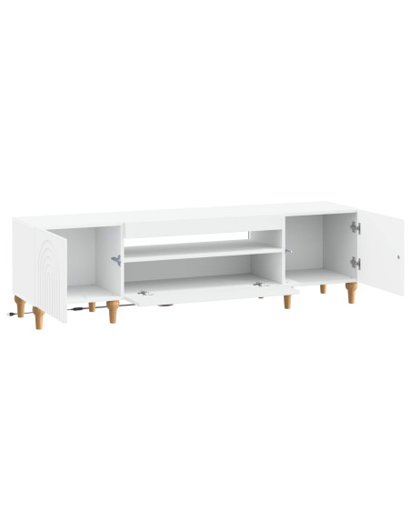 Mobile TV LED Bianco Legno ingegnerizzato
