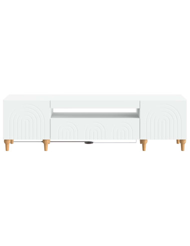 Mobile TV LED Bianco Legno ingegnerizzato