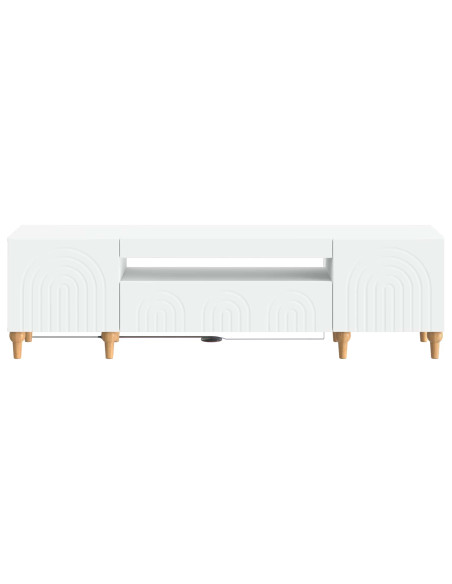 Mobile TV LED Bianco Legno ingegnerizzato