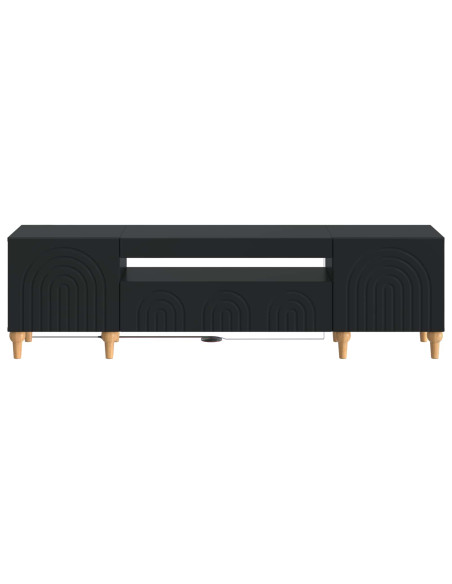 Mobile TV LED Nero Legno ingegnerizzato