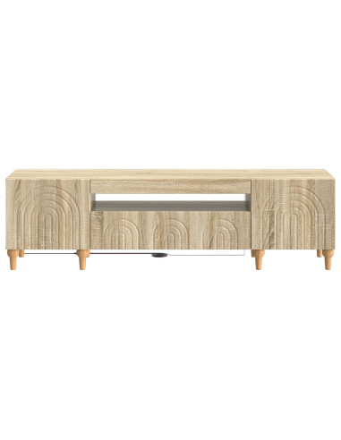 Mobile TV LED Rovere Sonoma Legno ingegnerizzato