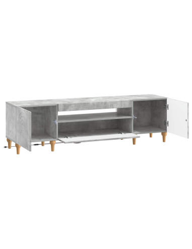 Mobile TV LED Grigio Cemento Legno ingegnerizzato
