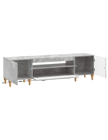 Mobile TV LED Grigio Cemento Legno ingegnerizzato