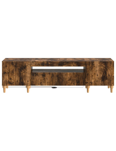 Mobile TV LED Rovere Fumo Legno ingegnerizzato