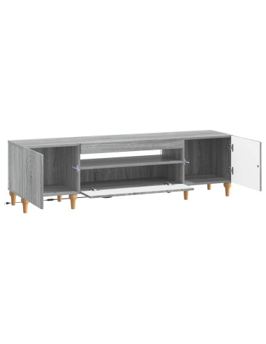 Mobile TV LED Sonoma grigio Legno ingegnerizzato